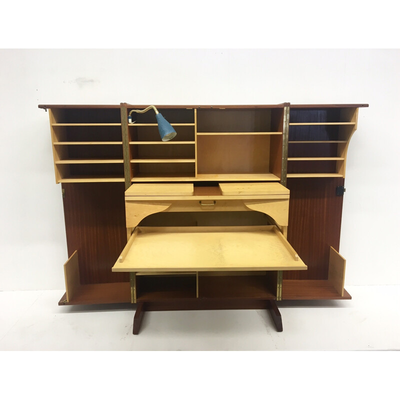 Magic box foldable desk by Mumenthaler & Meier - 1960s