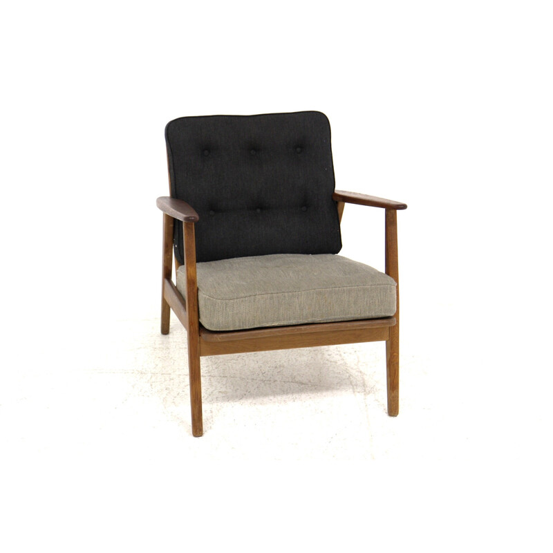 Scandinavian vintage armchair "Esbjerg" by Erik Wørtz for Möbel-Ikea, Sweden 1950