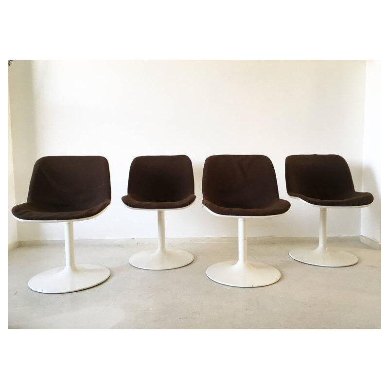 Set of 4 dining chairs model Spirit by Hajime Oonishi for Artifort - 1970s