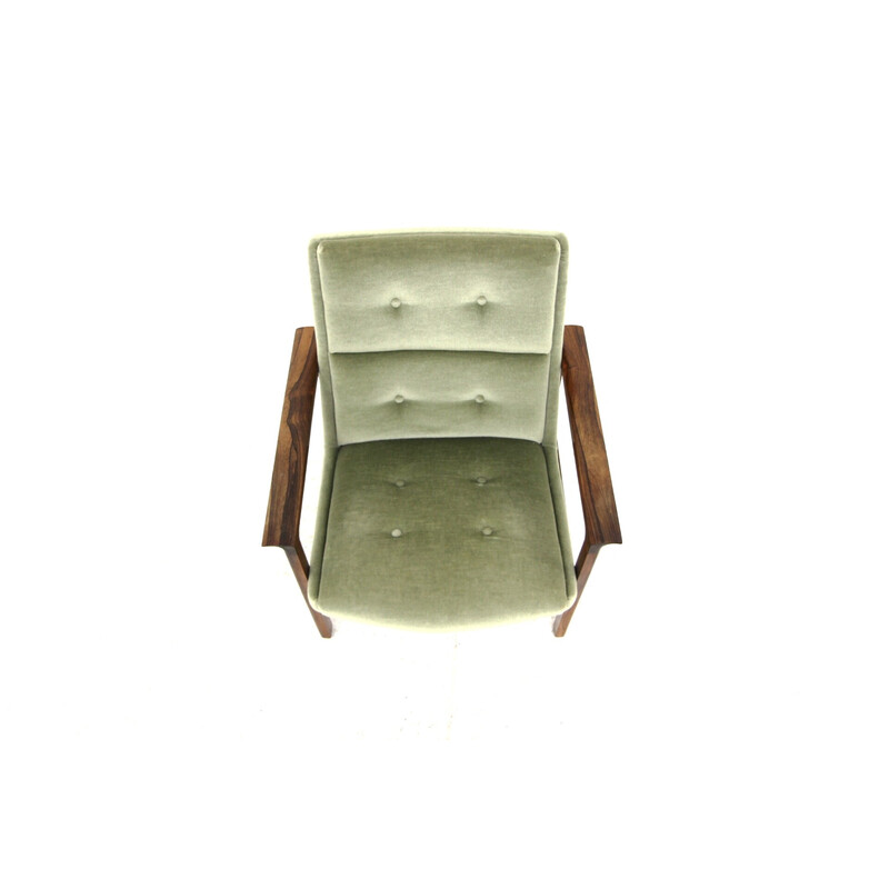 Skandinavischer Vintage-Sessel aus Palisanderholz von Fredrik kayser für Vatne Möbler, Norwegen 1960