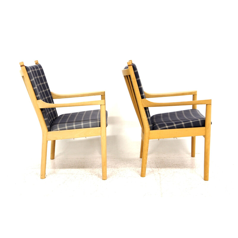 Paar Vintage-Sessel "Modell 1788" von Hans J Wegner für Fritz Hansen, Dänemark 1970