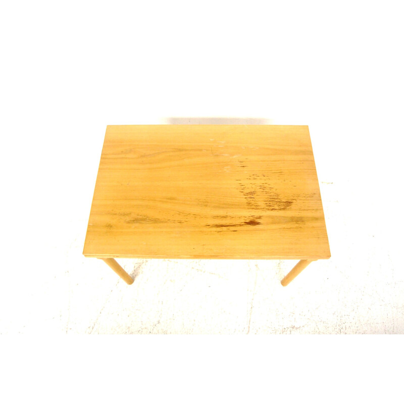 Vintage Scandinavian oakwood coffee table by Børge Mogensen for Fritz Hansen, Denmark 1960