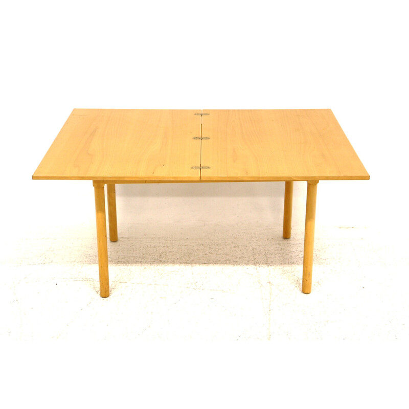 Mesa de centro vintage escandinava de roble de Børge Mogensen para Fritz Hansen, Dinamarca 1960