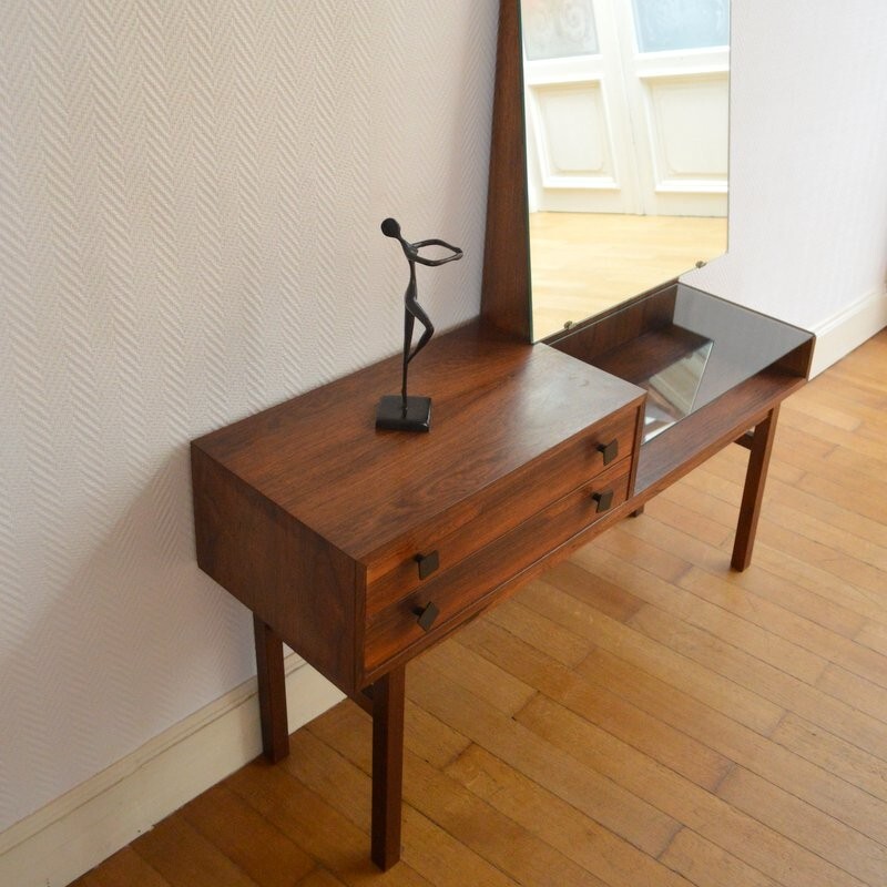 Dressing table in Rio rosewood - 1950s 