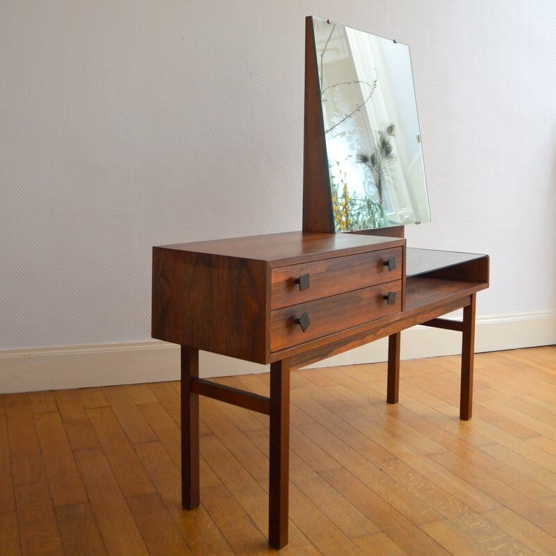 Dressing table in Rio rosewood - 1950s 