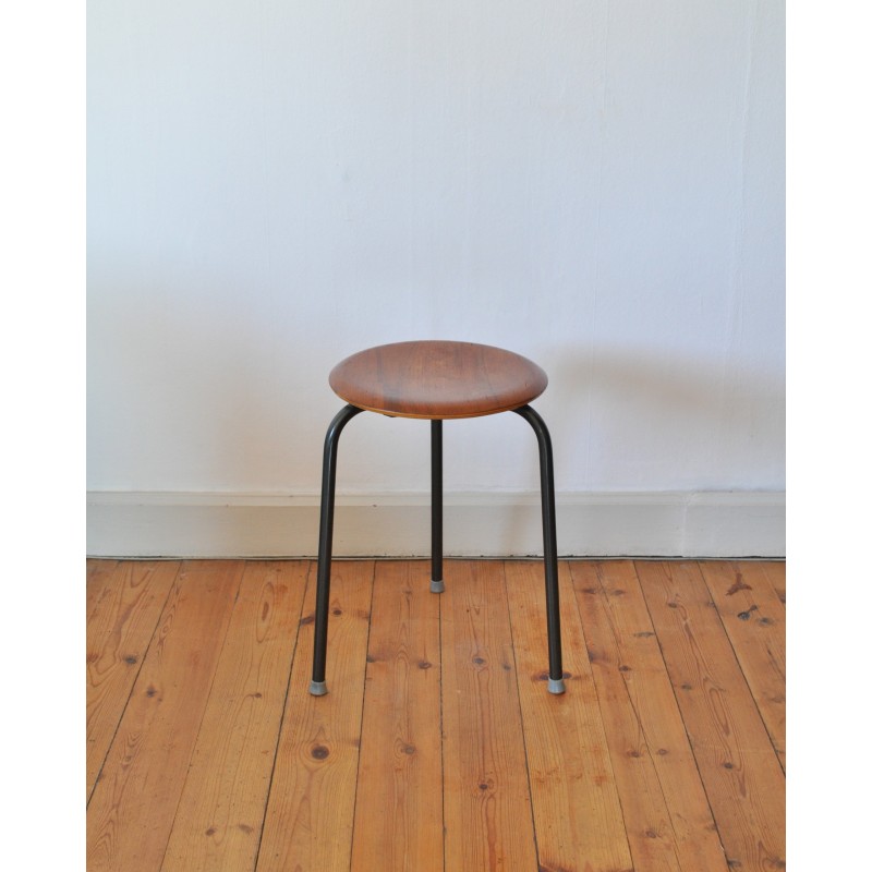 Danish vintage "Dot" stool by Arne Jacobsen for Fritz Hansen