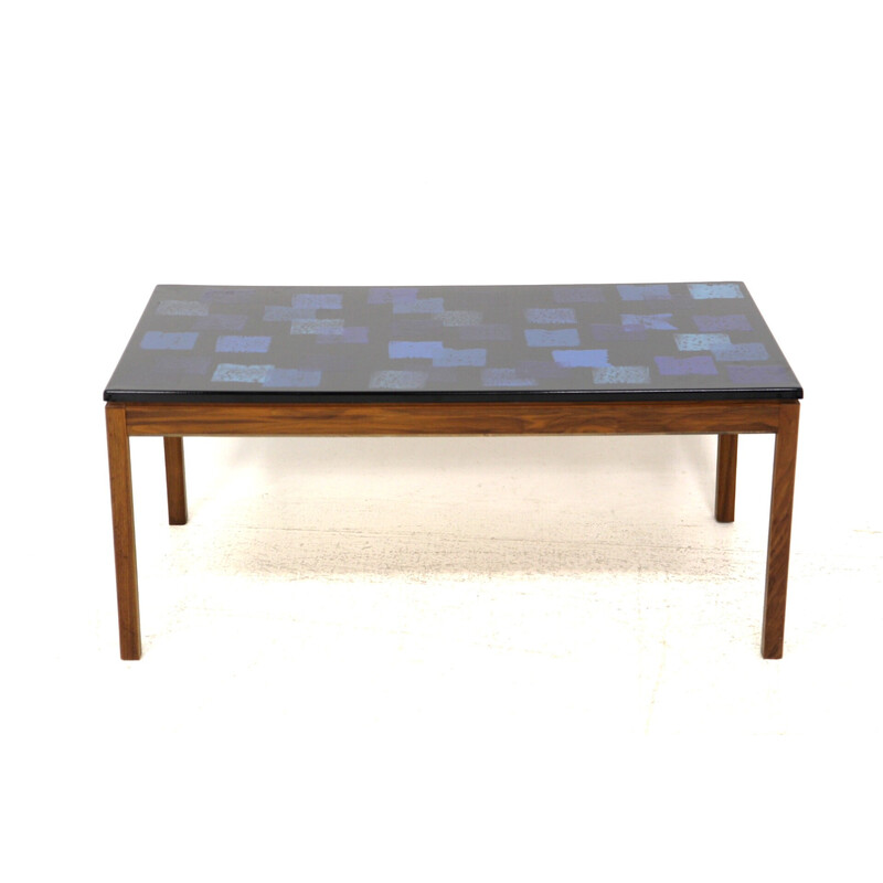 Mesa de café Vintage rosewood de P. Törneman, Dinamarca 1970