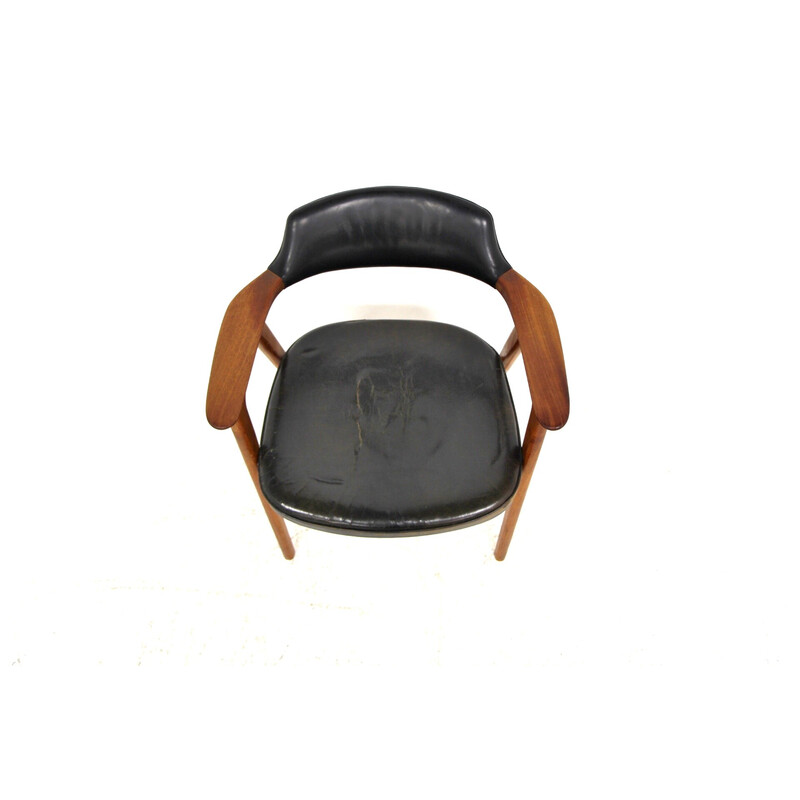 Vintage Scandinavische teakhouten fauteuil van Erik Kirkegaard, Zweden 1960