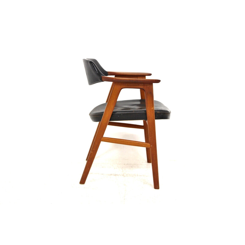 Vintage Scandinavische teakhouten fauteuil van Erik Kirkegaard, Zweden 1960