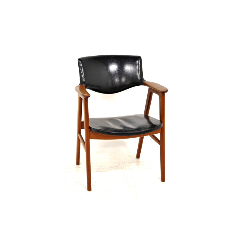 Vintage Scandinavian teak armchair by Erik Kirkegaard, Sweden 1960