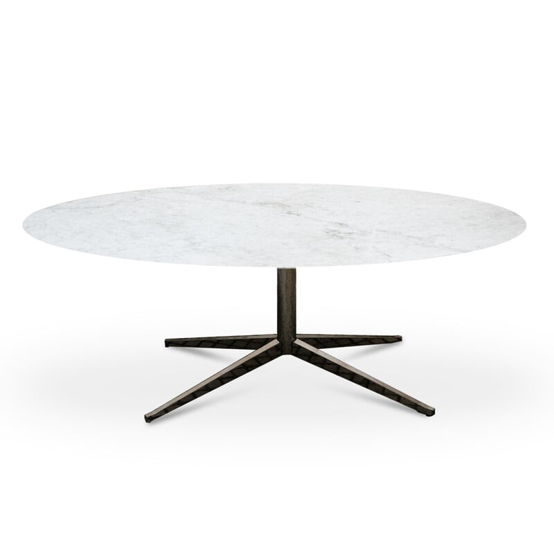 Tavolo ovale in marmo Calacatta Florence Knoll