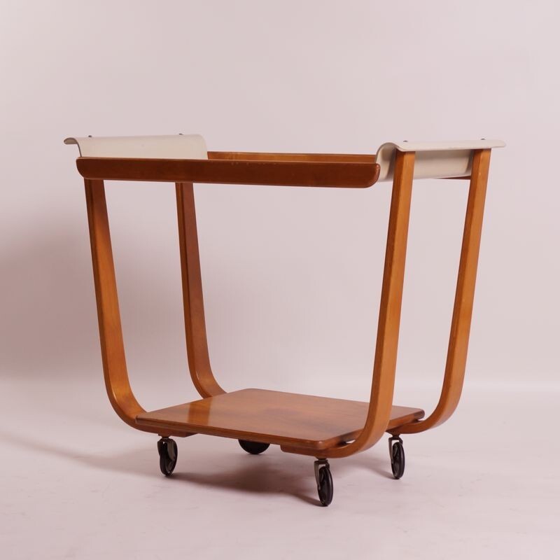 Serving Trolley Rolo model PB01 by Cees Braakman for UMS Pastoe - 1950s