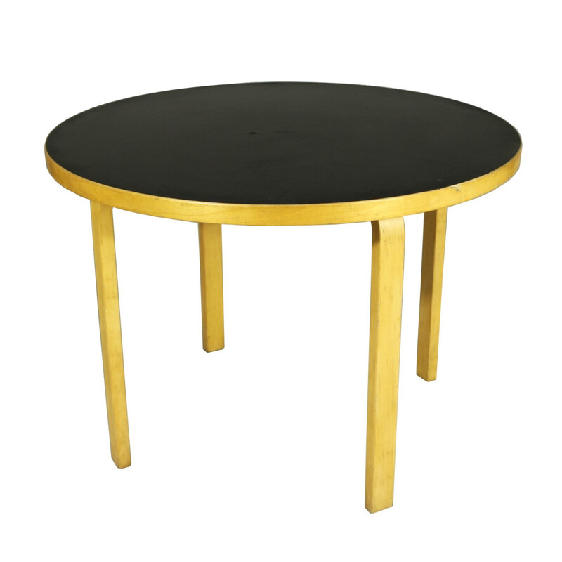 Vintage dining table 90A by Alvar Aalto for Artek, 1933