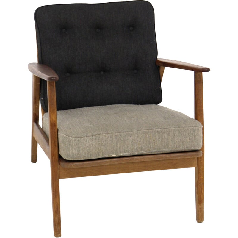 Scandinavian vintage armchair "Esbjerg" by Erik Wørtz for Möbel-Ikea, Sweden 1950