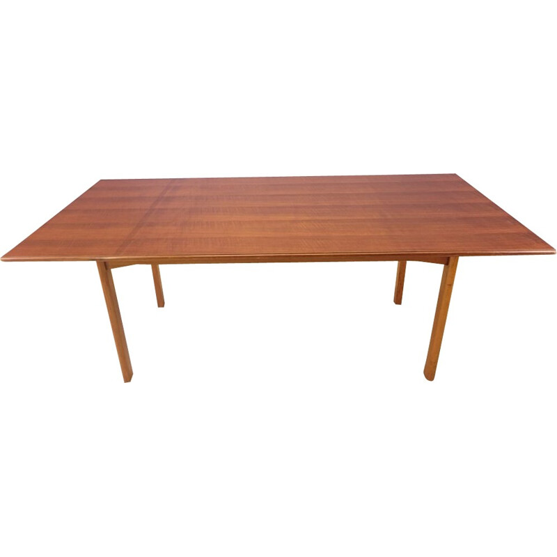 Scandinavian extendable dining table in Rio rosewood - 1950s