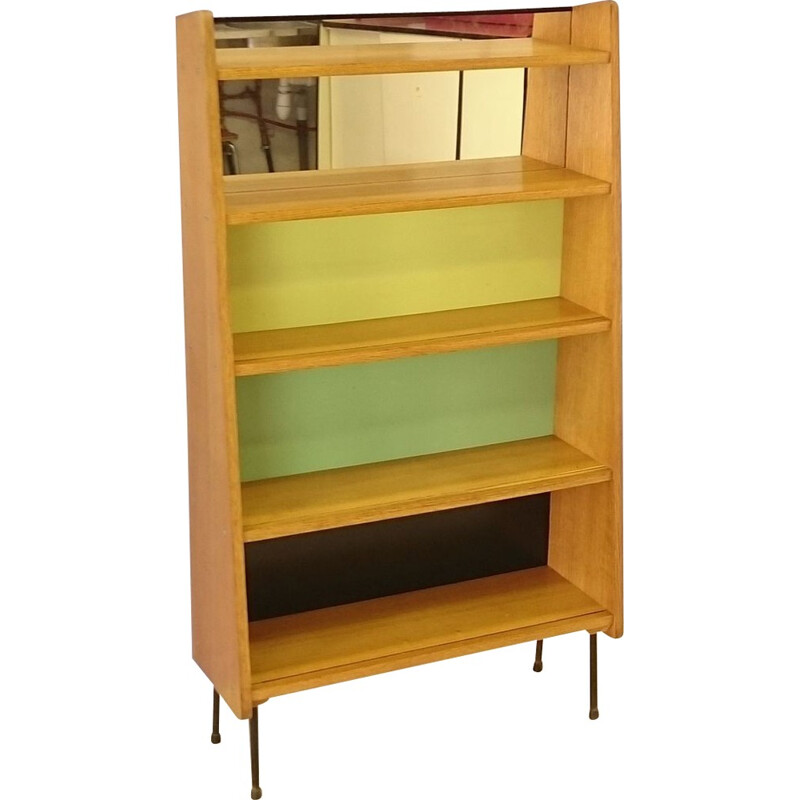 French bookcase with shelves - 1950s
