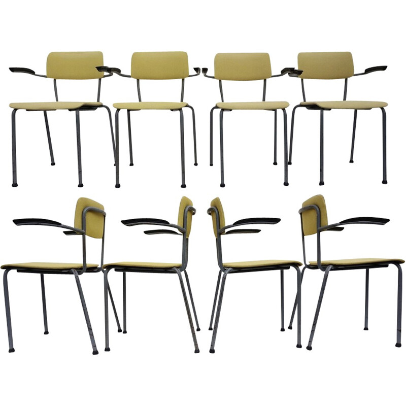 Set of 8 chairs by Friso Kramer for Ahrend de Cirkel - 1960s