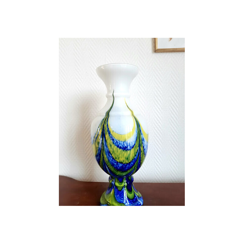 Vintage Murano glass vase by Carlo Moretti, 1970s