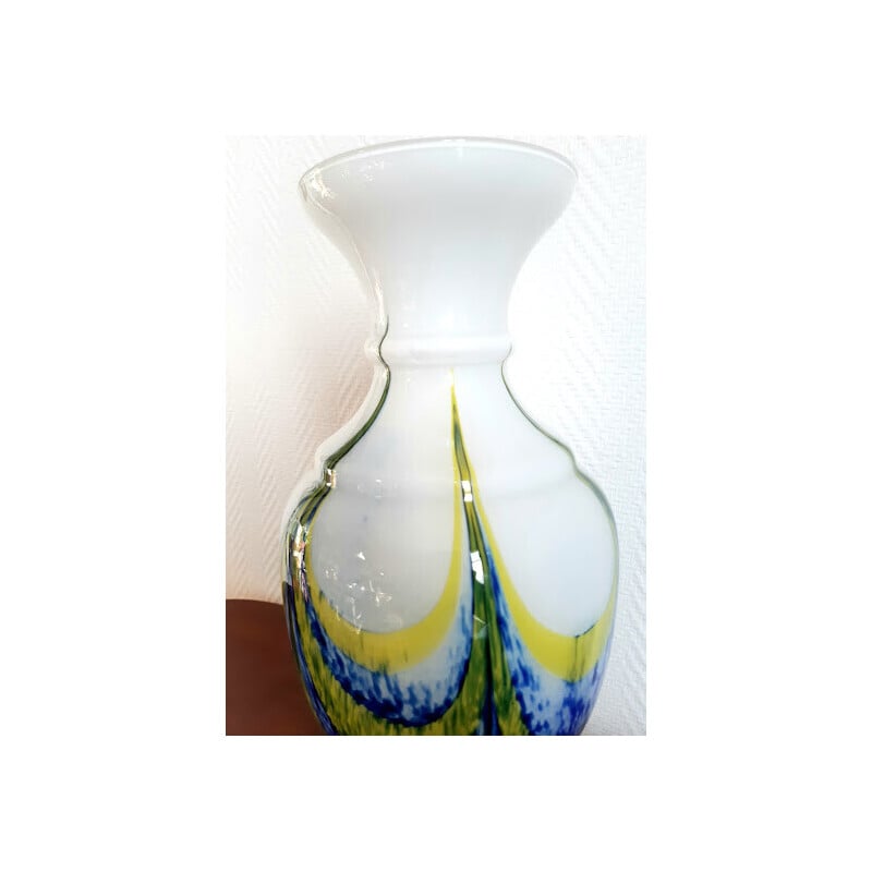 Vintage Murano glass vase by Carlo Moretti, 1970s