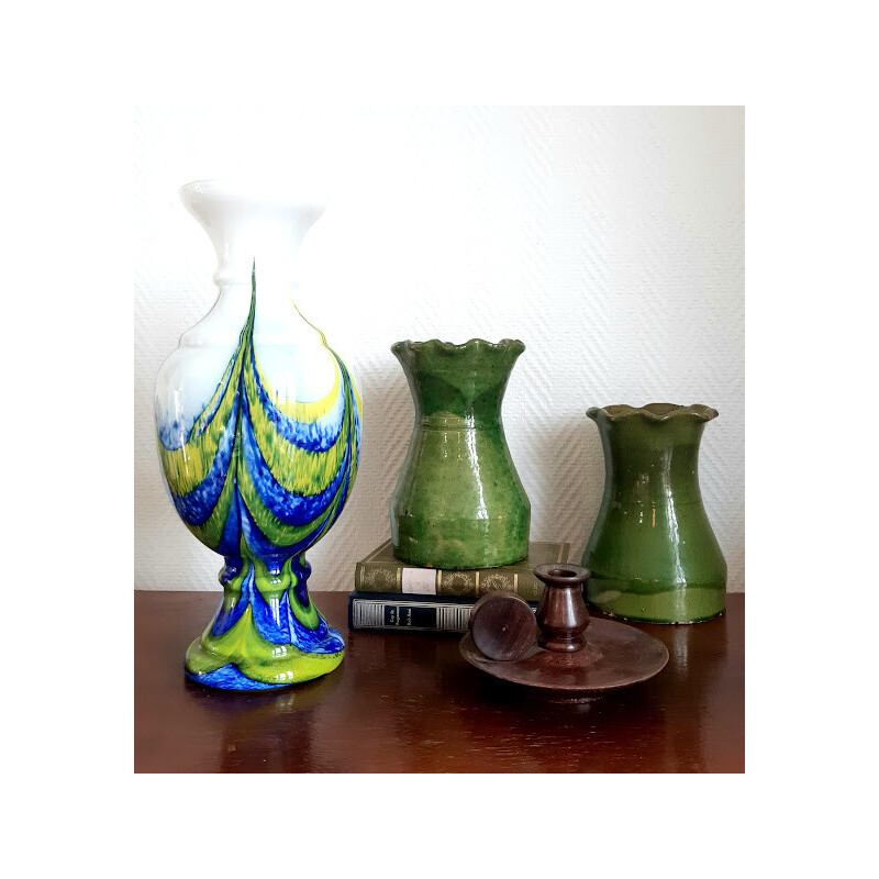 Vintage Murano glass vase by Carlo Moretti, 1970s