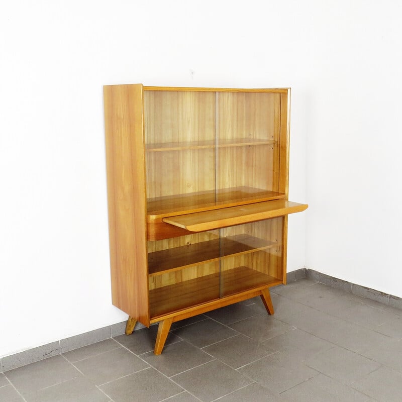 Facet Disco Clancy Oude houten boekenkast, Tsjechoslowakije
