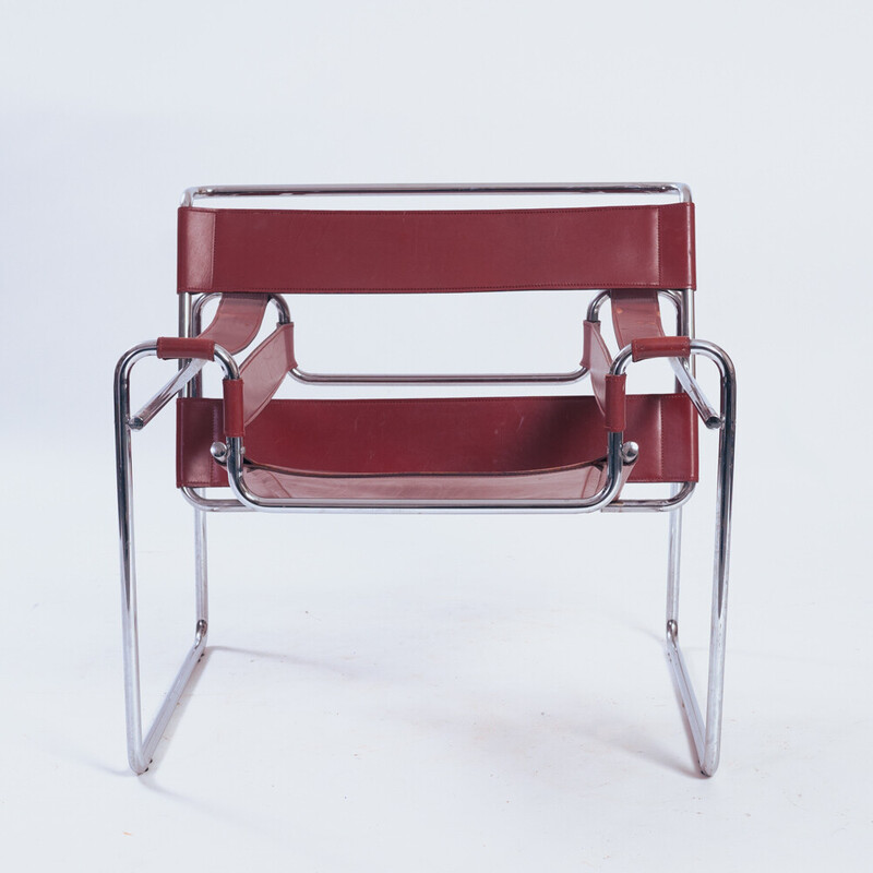 Paire de fauteuils vintage Wassily B3 de Marcel Breuer