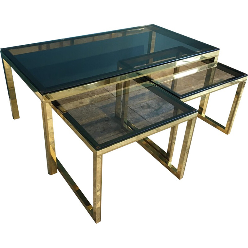Set of nesting tables - 1970s