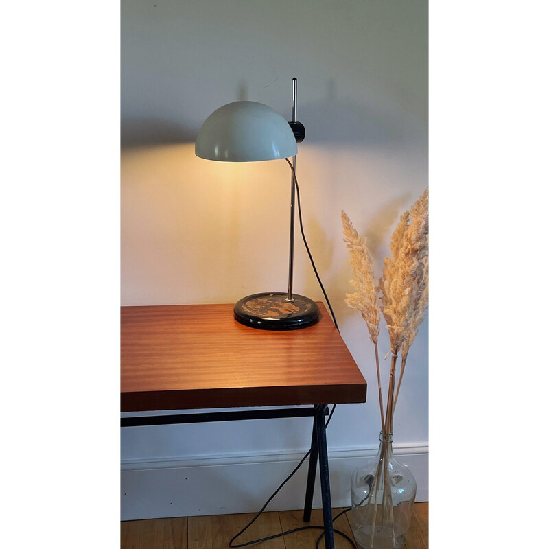 Vintage "dragonfly" bureaulamp van Harvey Guzzini, 1970