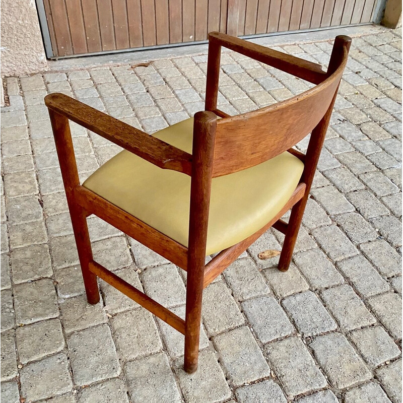 Vintage fauteuil van Borge Mogensen voor Fredericia Stole Fabrice