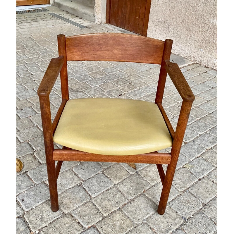 Vintage fauteuil van Borge Mogensen voor Fredericia Stole Fabrice