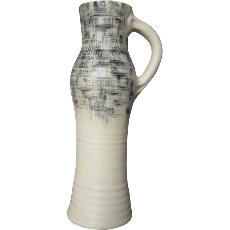 Vintage ceramic pitcher, France 1960