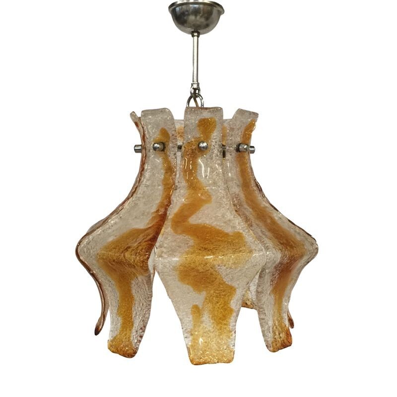 Mazzega Murano Hanging Lamp - 1970s
