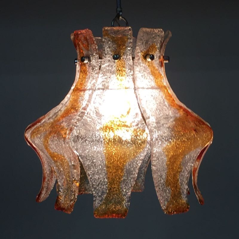 Mazzega Murano Hanging Lamp - 1970s