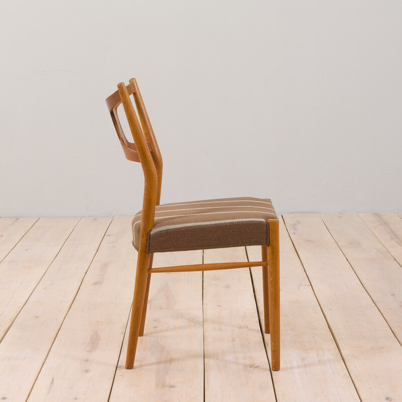 Conjunto de 4 cadeiras laterais vintage em teca e madeira de carvalho de Kurt Østervig para Randers Møbelfabrik, 1956