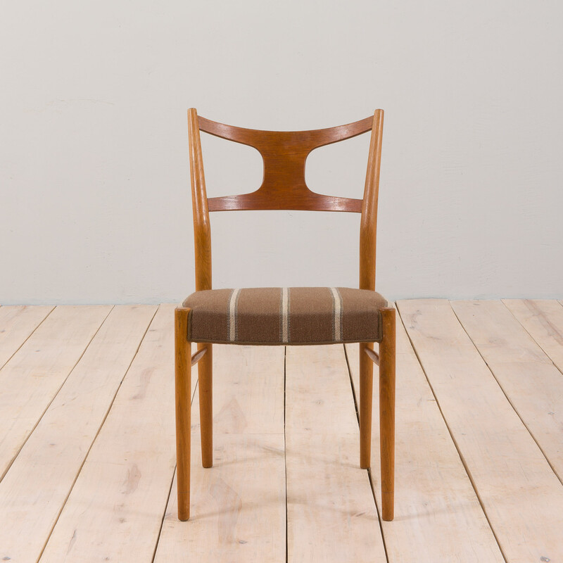 Set di 4 sedie vintage in teak e legno di quercia di Kurt Østervig per Randers Møbelfabrik, 1956