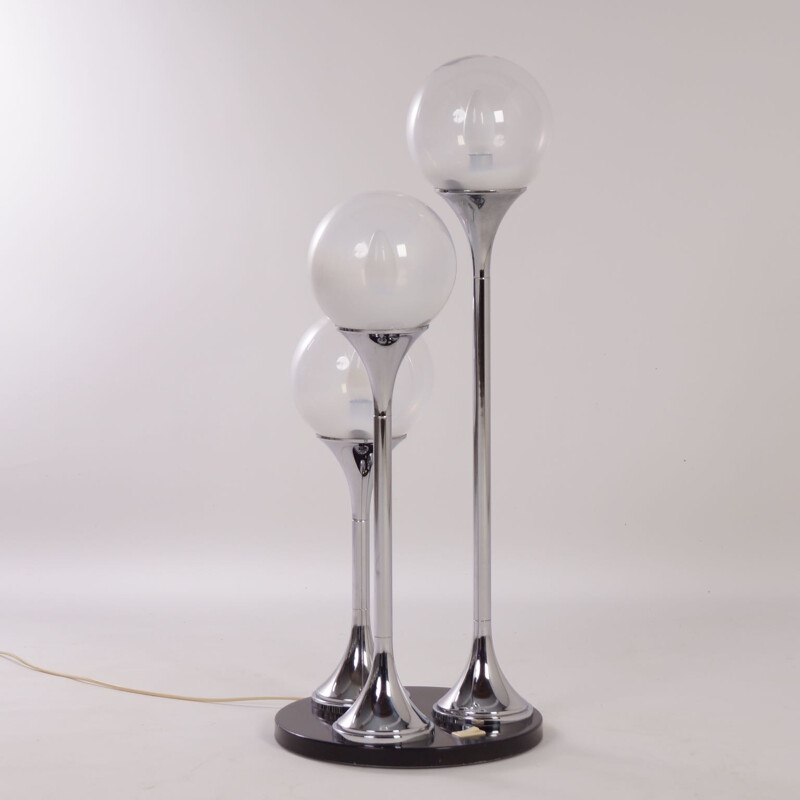 Lampe de table en verre de Murano par Targetti Sankey - 1970