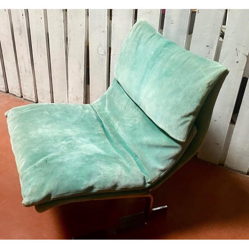 Vintage-Sessel Modell Onda Wave von Giovanni Offredi für Saporiti, 1975