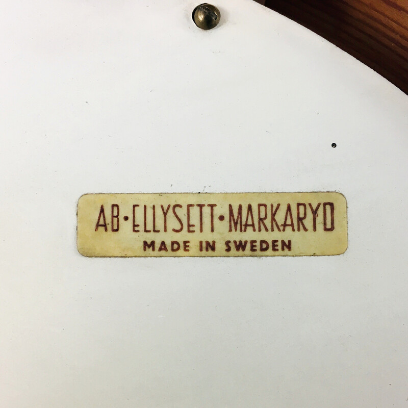 Candeeiro pendente de pinho escandinavo Vintage de Hans-Agne Jakobsson para Ellysett Markaryd, Suécia nos anos 60