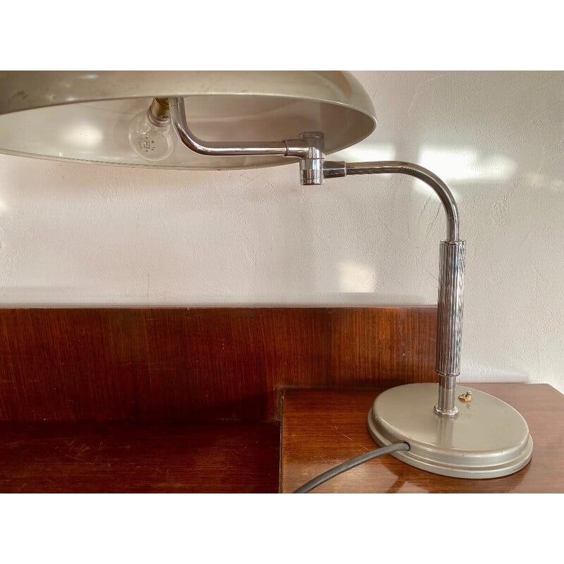 Lampe de bureau vintage Long Neck par Alfred Muller