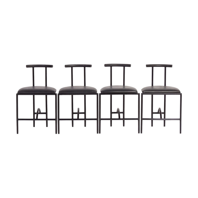 Set of 4 dining Chairs Tokyo by Rodney Kinsman for Bieffeplast - 1980s