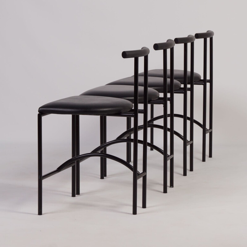 Set of 4 dining Chairs Tokyo by Rodney Kinsman for Bieffeplast - 1980s