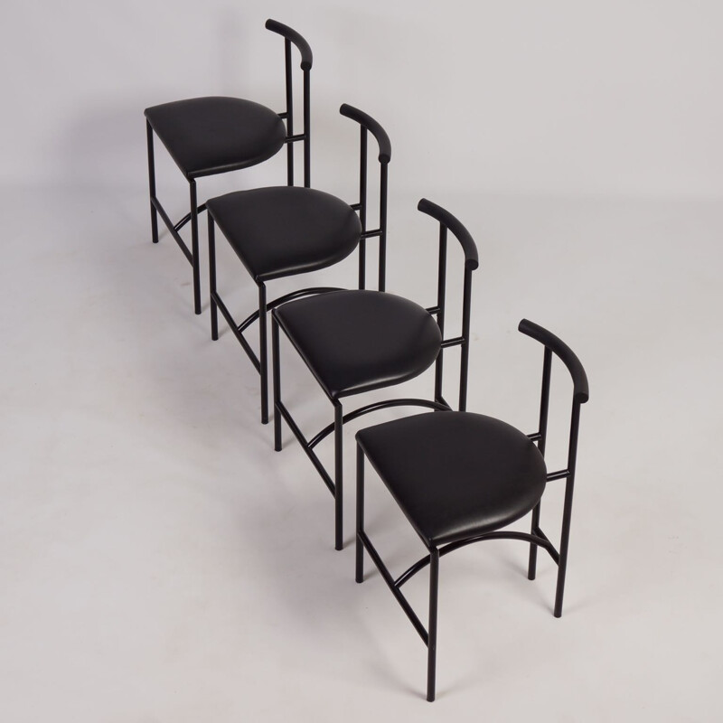 Lot de 4 chaises à repas Tokyo par Rodney Kinsman pour Bieffeplast - 1980