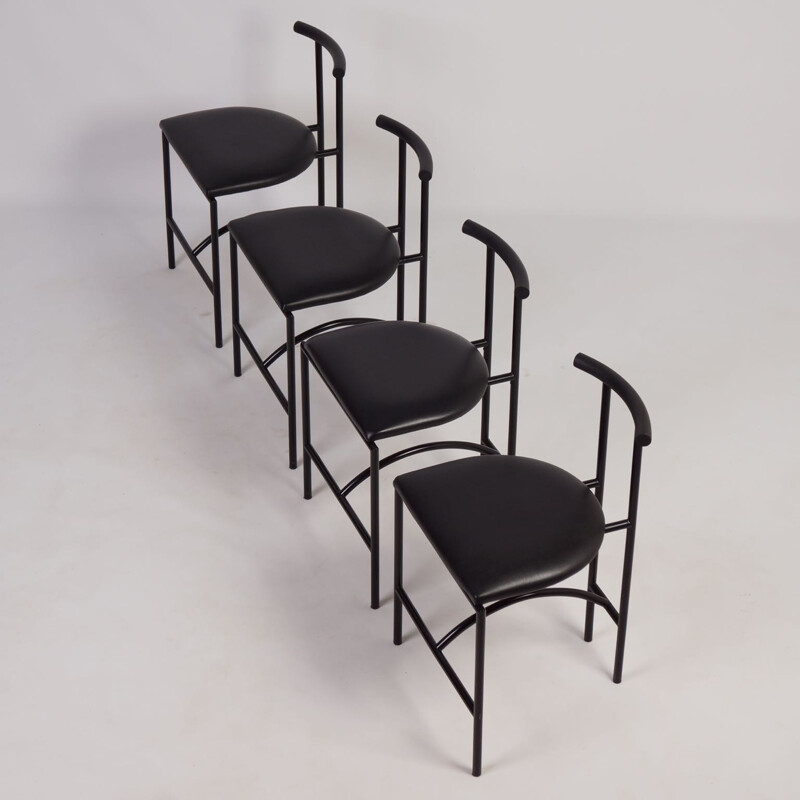 Set of 4 dining Chairs Tokyo by Rodney Kinsman for Bieffeplast - 1980s