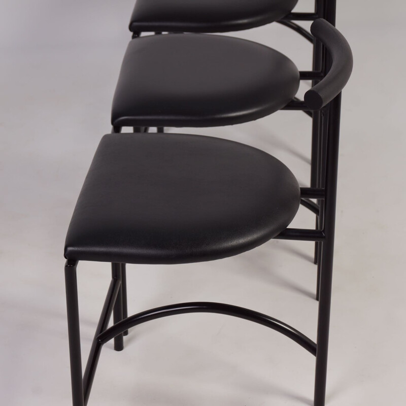 Lot de 4 chaises à repas Tokyo par Rodney Kinsman pour Bieffeplast - 1980