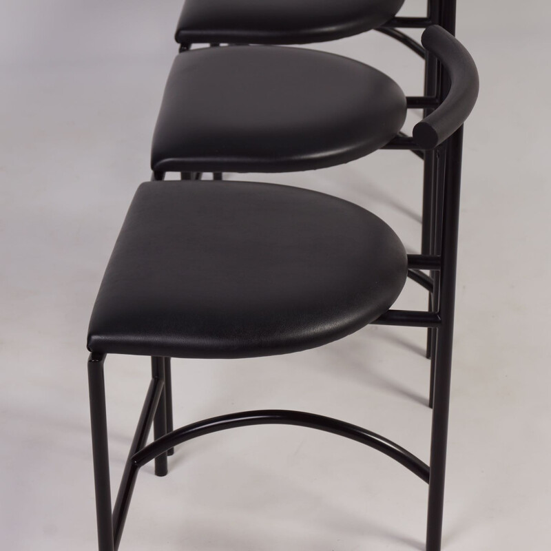 Set of 4 dining Chairs Tokyo by Rodney Kinsman for Bieffeplast - 1980s