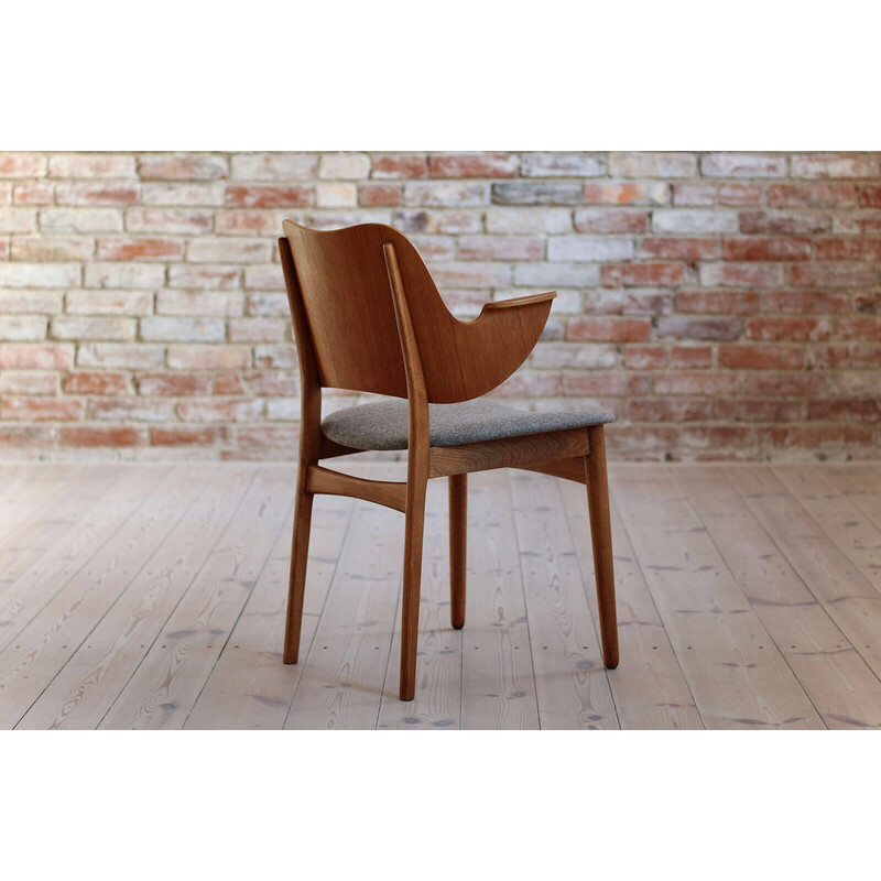 Set of 4 mid century dining chairs model 107 by Hans Olsen for Bramin, 1960s