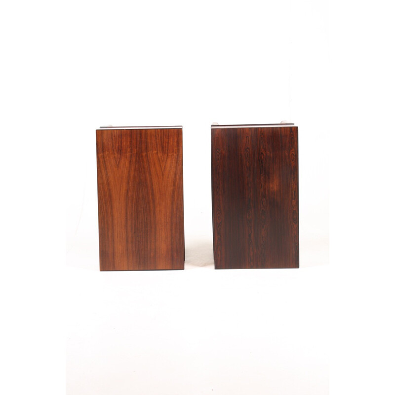 Pair of Danish Rosewood Night Stands by Kai Kristiansen for Aksel Kjersgaard - 1960s