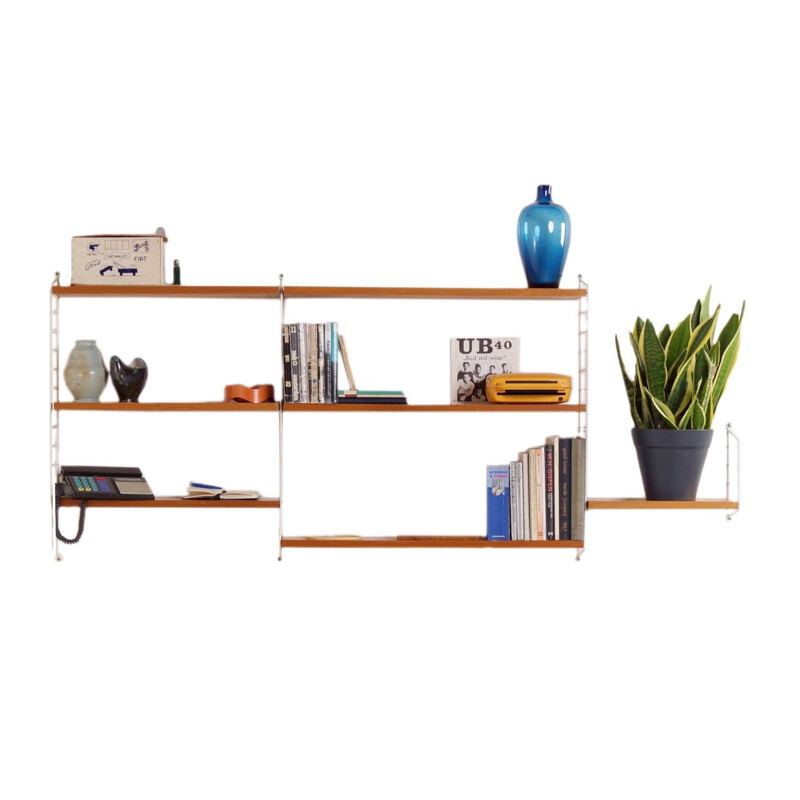 Small Wall Unit by Nisse Strinning for String Design AB - 1960s