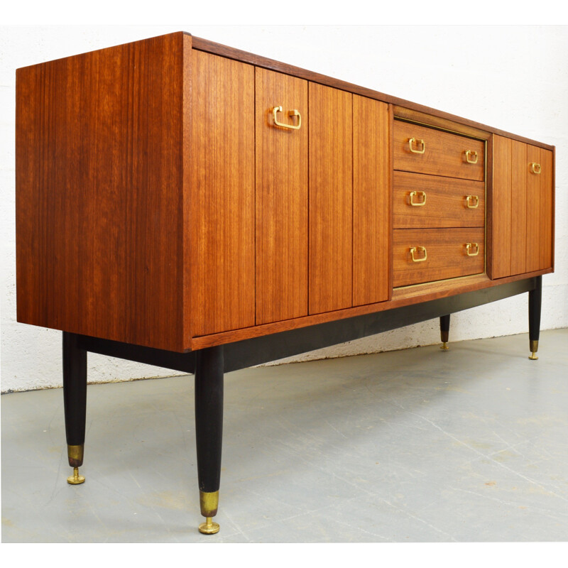 Mid-Century teak "Tola" sideboard with bi-fold doors by G-plan - 1960s