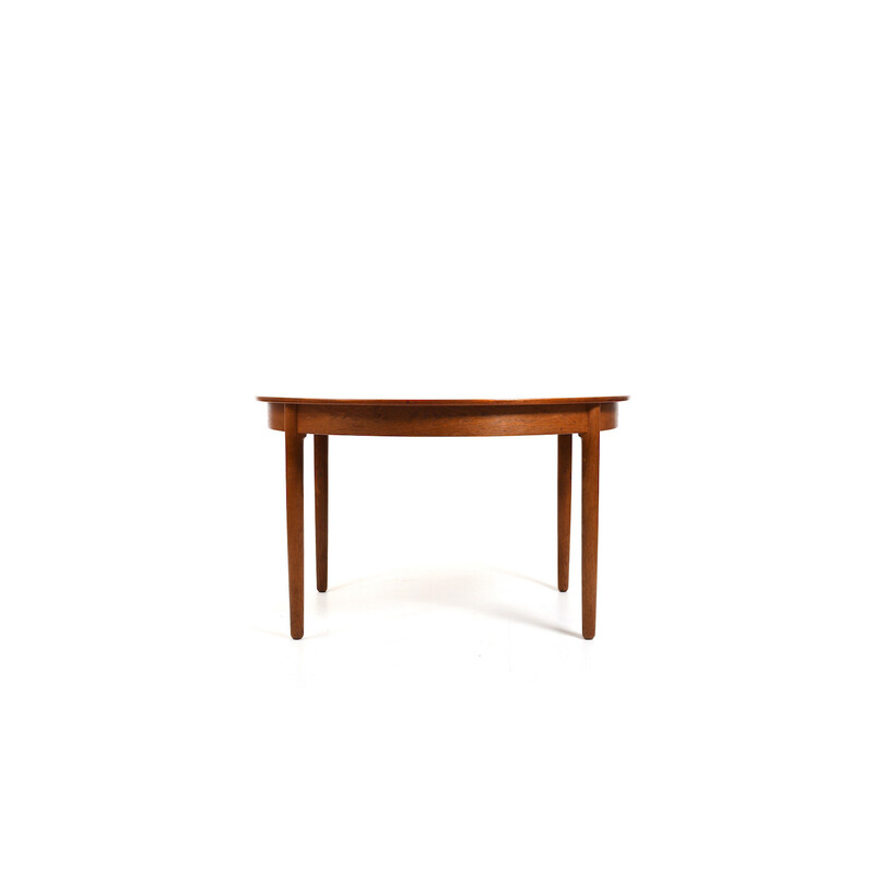 Vintage teak and oakwood dining table by Hans J. Wegner for Andreas Tuck, 1950s